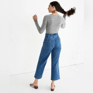 Paperbag Jeans - High Rise Crop - Size 27 - madewell - NO BELT